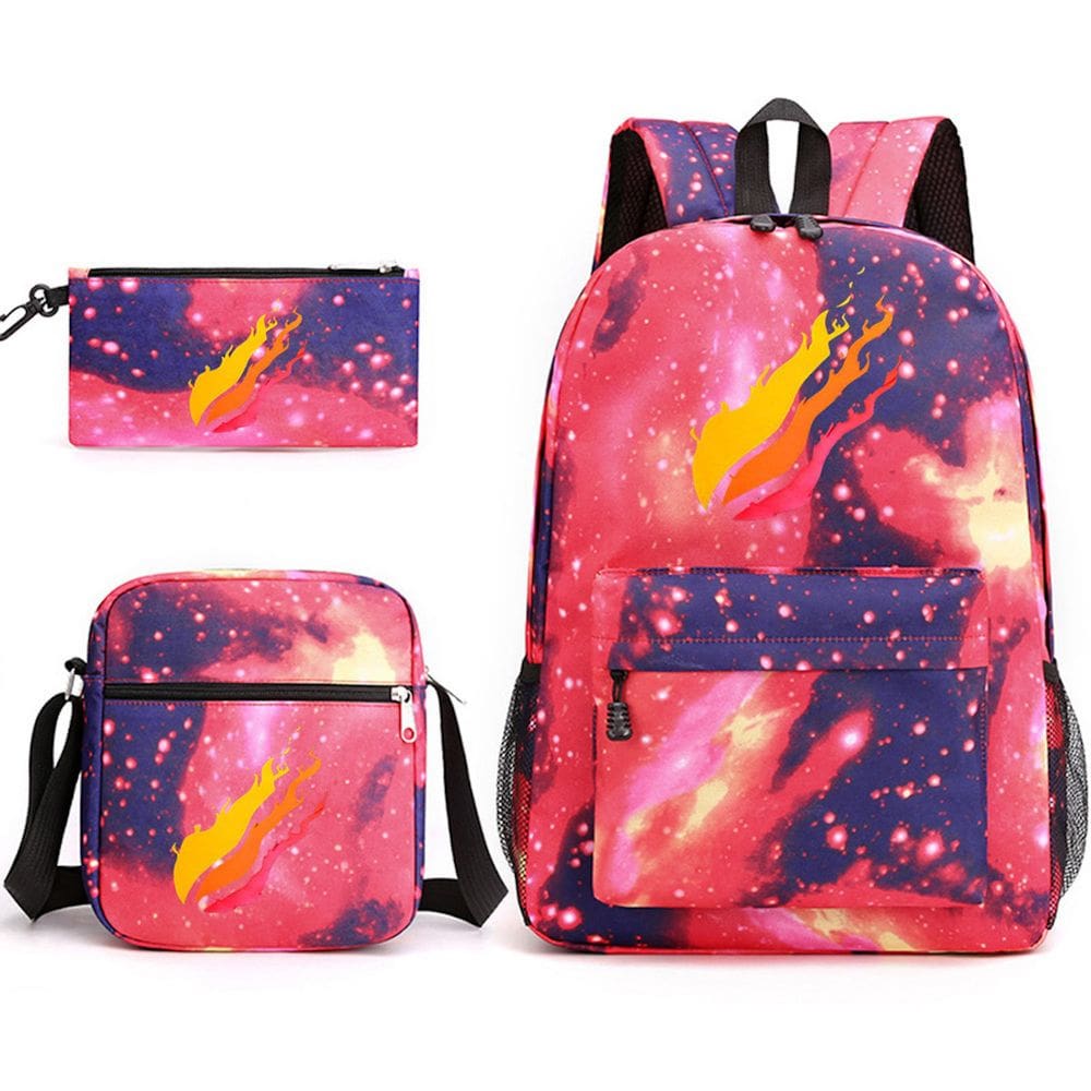 Conjunto de mochilas escolares Prestonplayzs Cartoon Kids Nylon