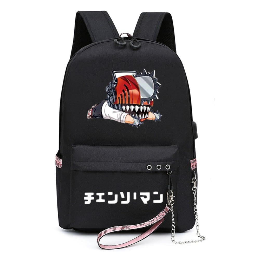 Mochila Cartoon Kids School Chainsaws Mans Pochitas Denjis