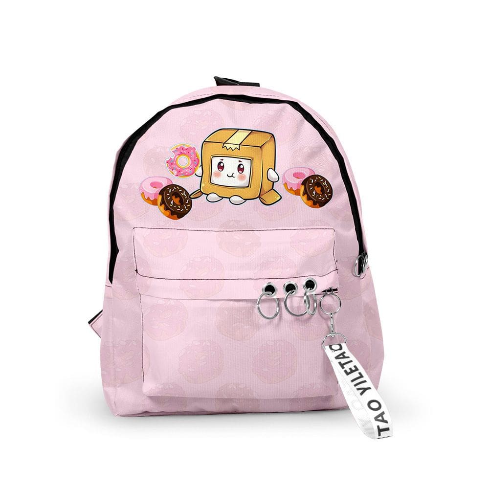 Mochila Lankys Boxs Anime School Bag Cartoon Student 29x12x40cm