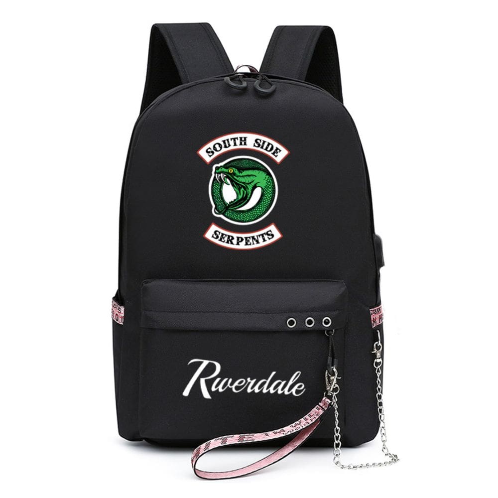 Mochila Riverdales Cartoon Kids School Nylon 31x14x42cm