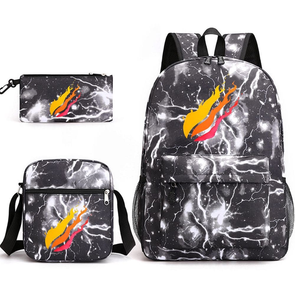 Conjunto de mochilas escolares Prestonplayzs Cartoon Kids Nylon