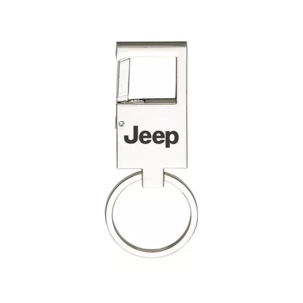 Chaveiro Para Jeep Renegade Metal Espelhado Mosquetão - E