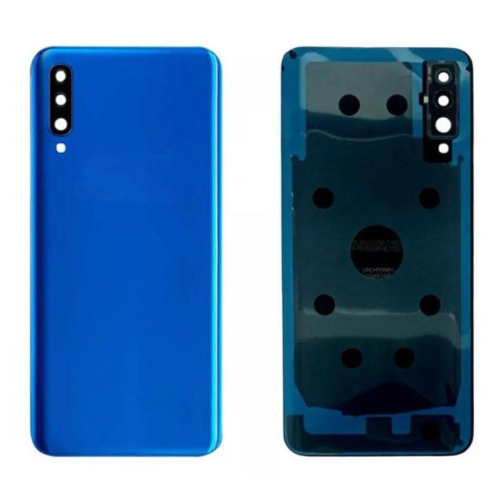 Tampa Traseira Compatível Com A50 A505 Com Lente Cor Azul