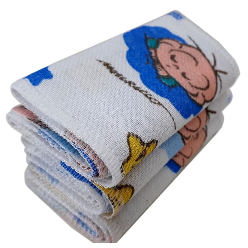 Pacote Com 3 Faixa De Umbigo Turma Do Cebolinha