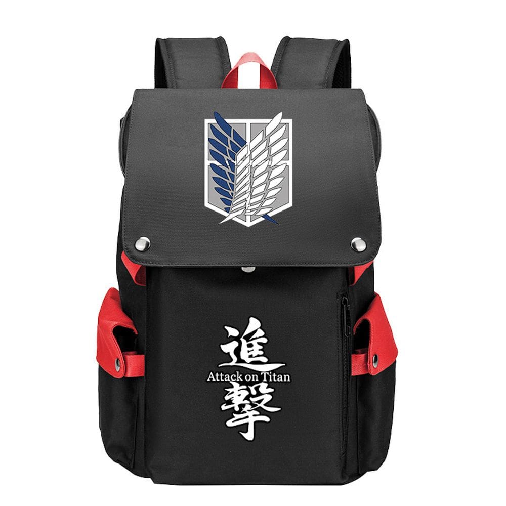 Mochila Attack on Titans Levis Ackermans Cartoon Kids