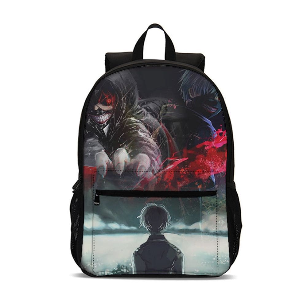 Mochila Tokyo Ghoul Kaneki`s Ken Cartoon Kids School Nylon
