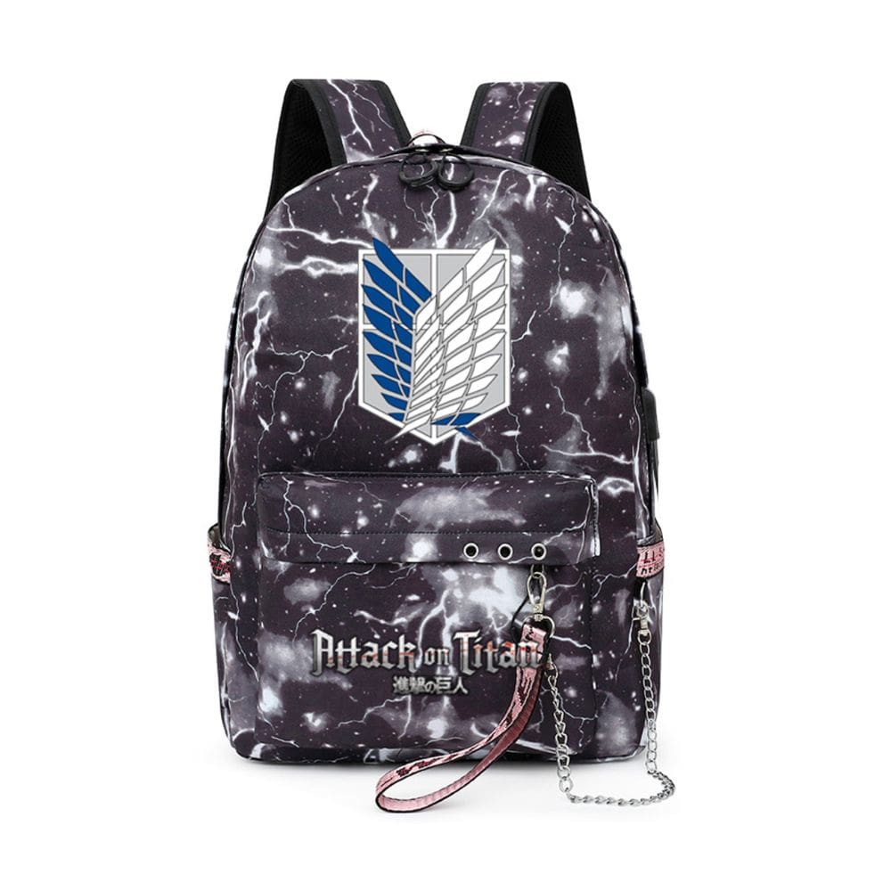 Mochila Attacks on Titans Levis Ackermans Levis Ackermans