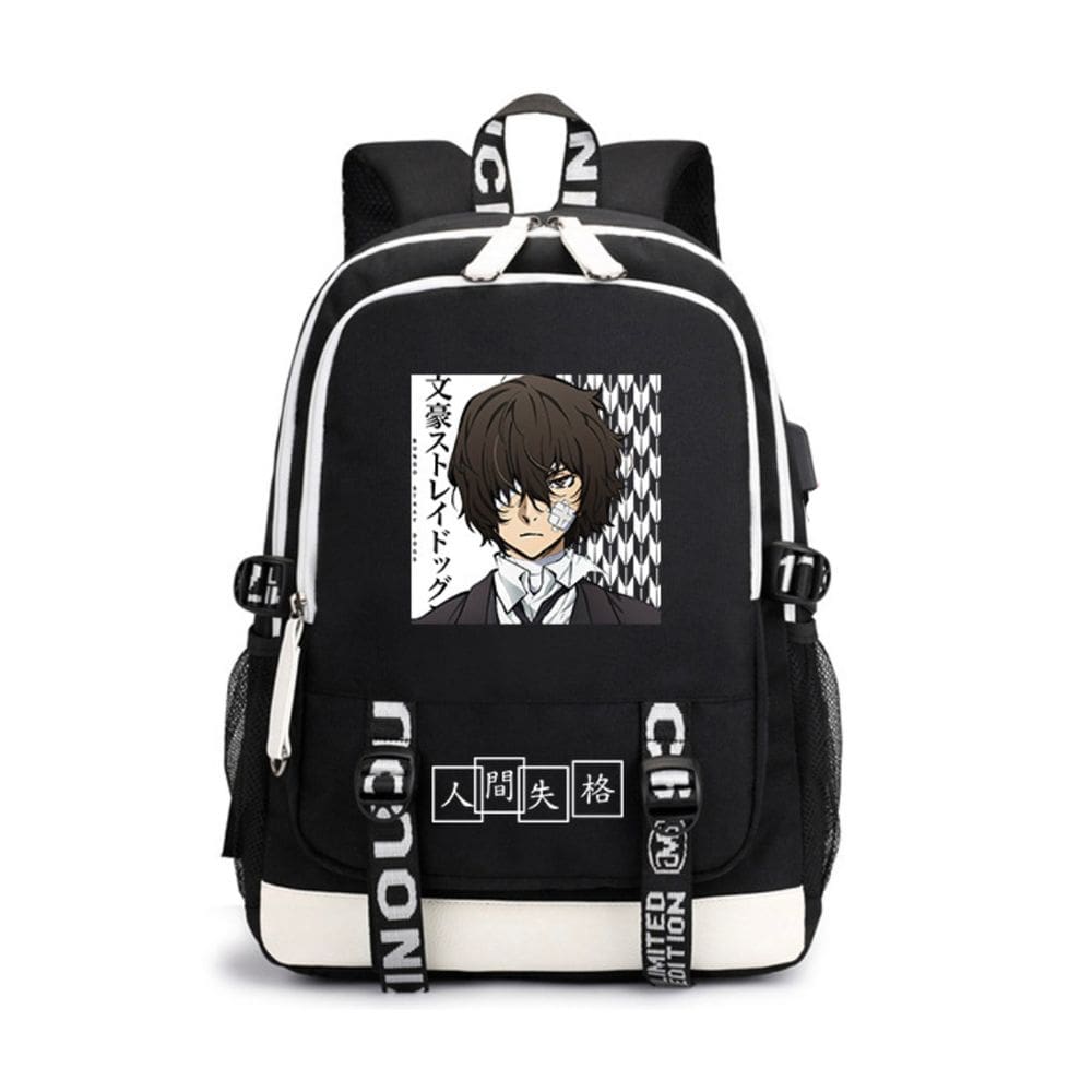 Mochila Bungos Strays Dogs Dazais Osamus Cartoon Kids School