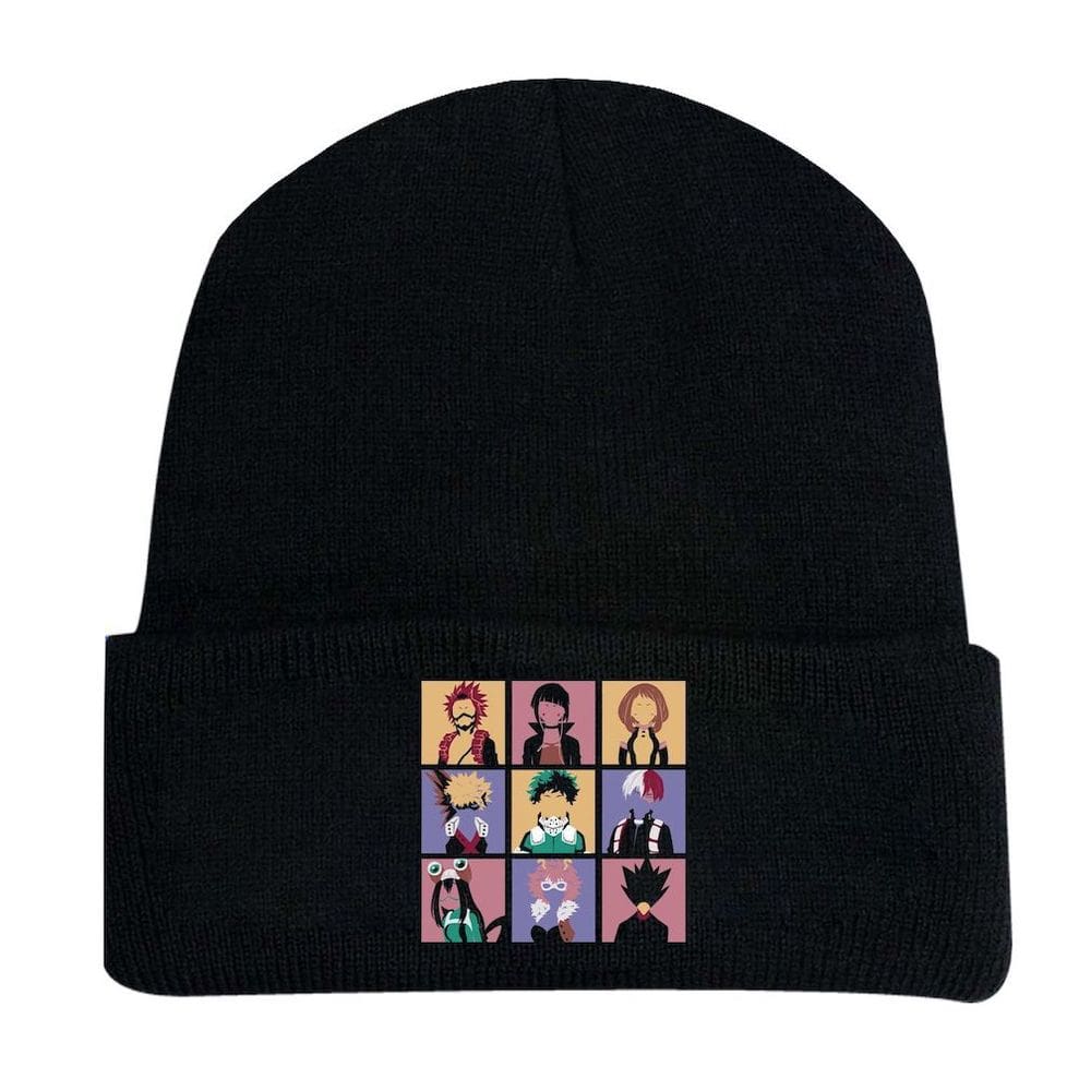Chapéu de malha My Heros Academias Anime Winter Beanie unissex
