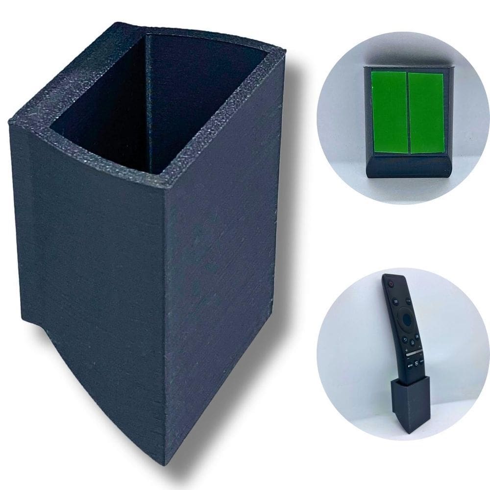 Suporte Controle Remoto Samsung Preto Parede Universal