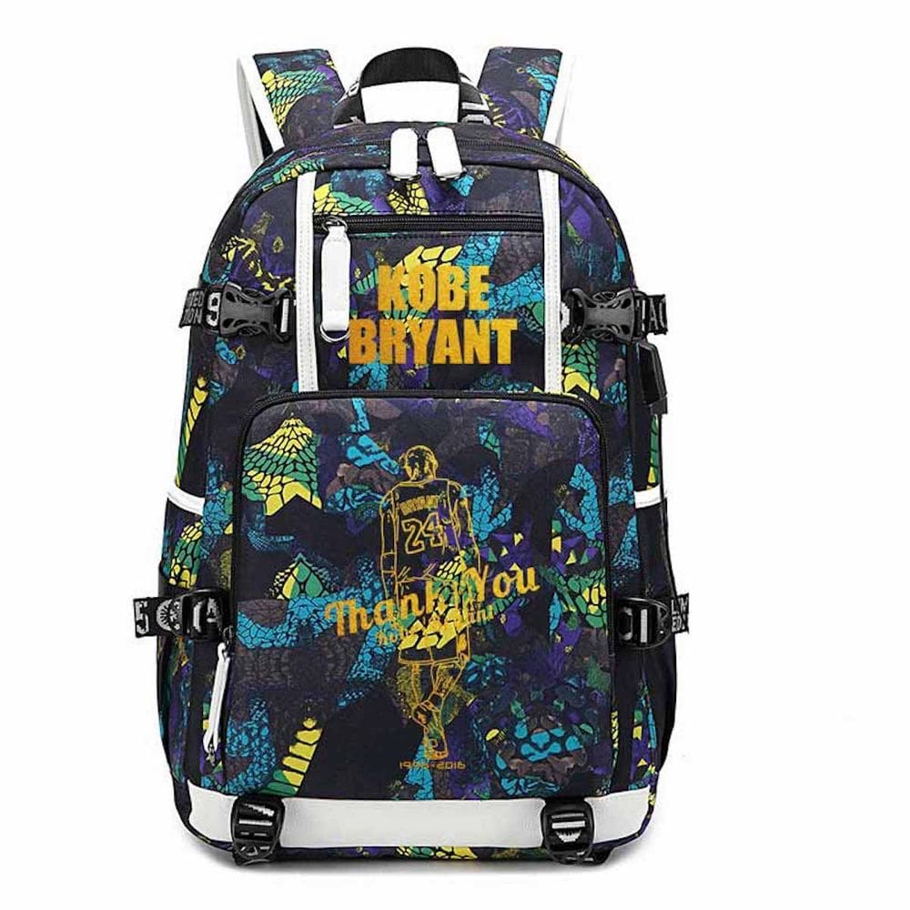 Mochila Kobes Bryants Cartoon Kids School Oxford Cloth