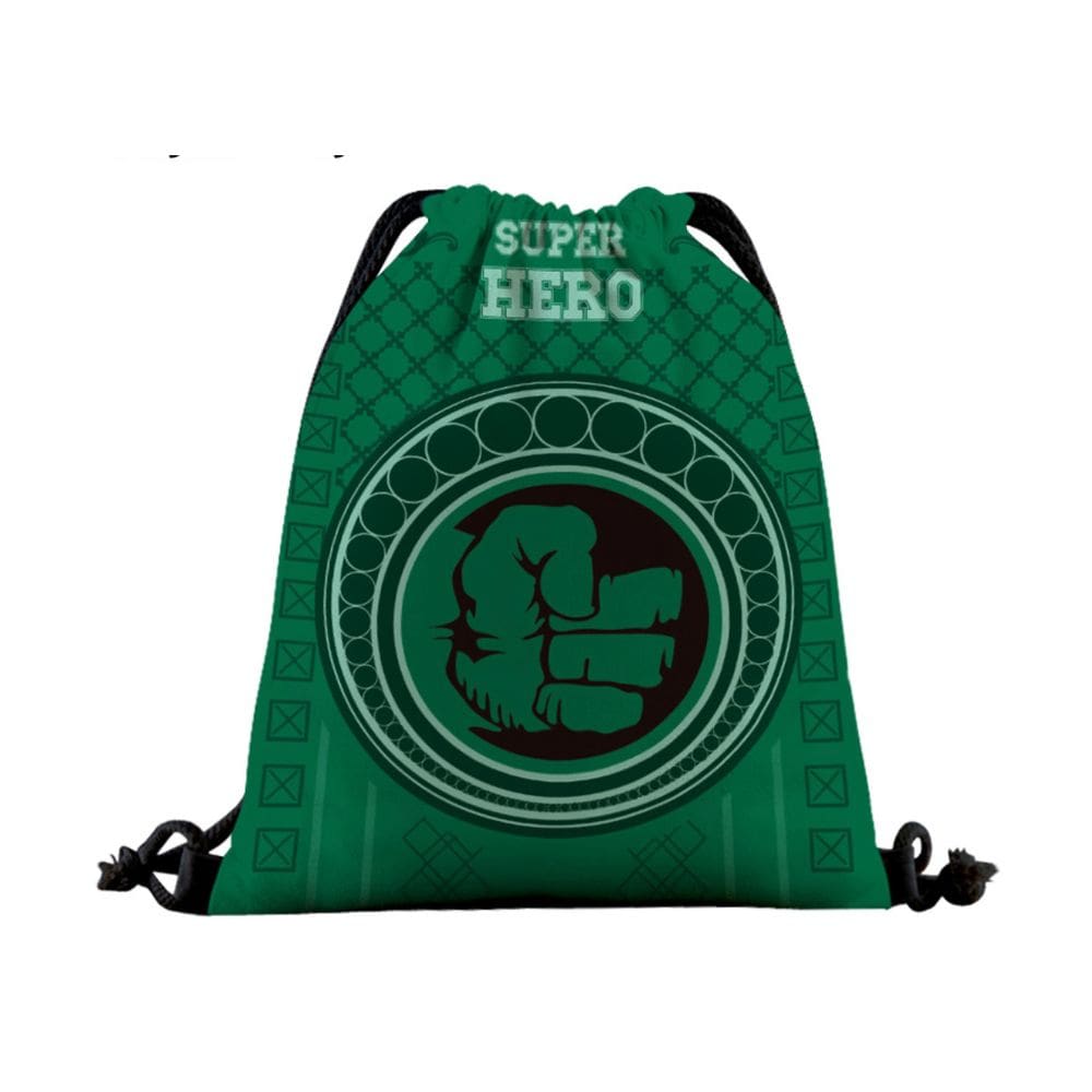 Bolsa com cordão Hulks Roberts Bruces Banners Anime String S