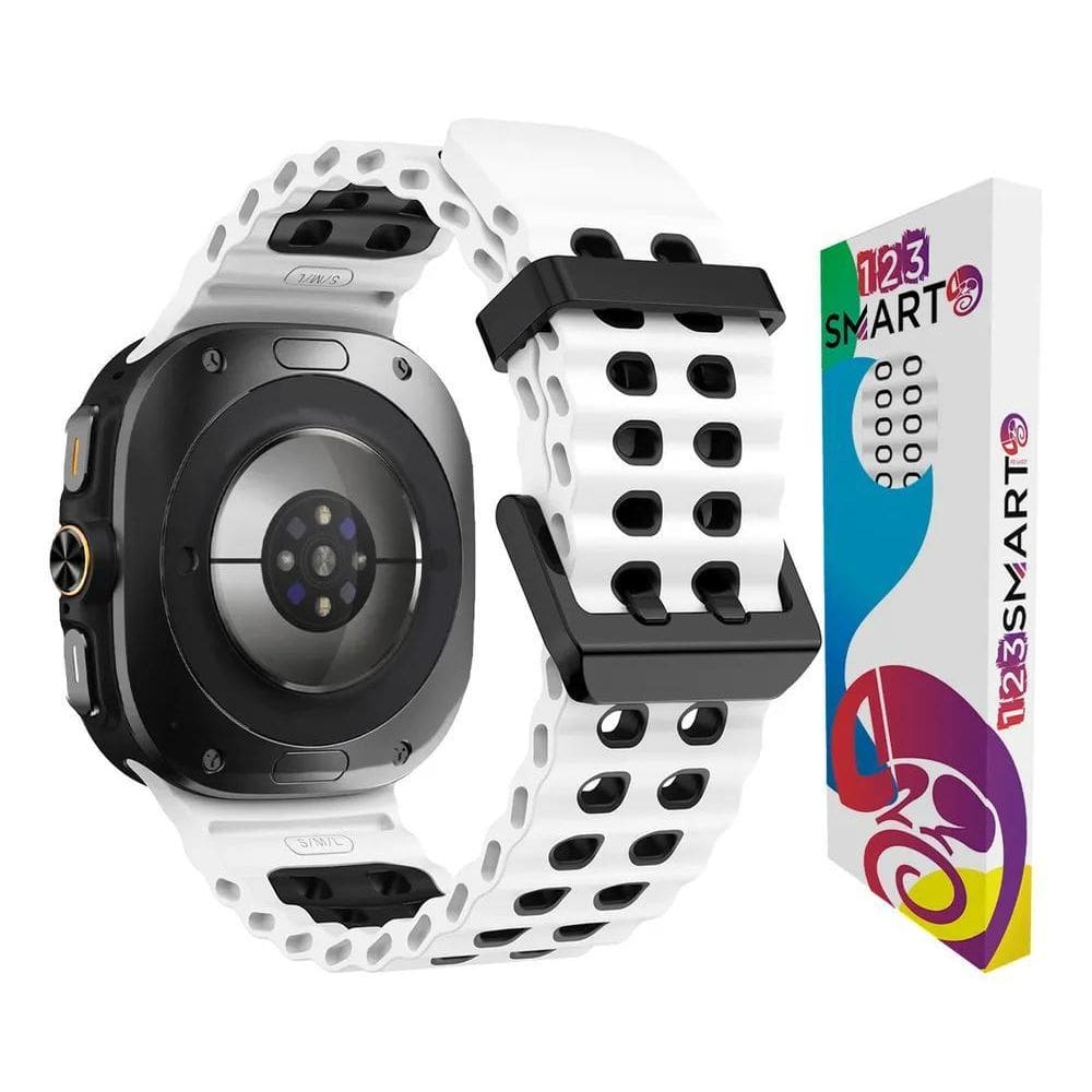 2X Pulseira De Silicone Esportiva Marca 123Smart Compativel