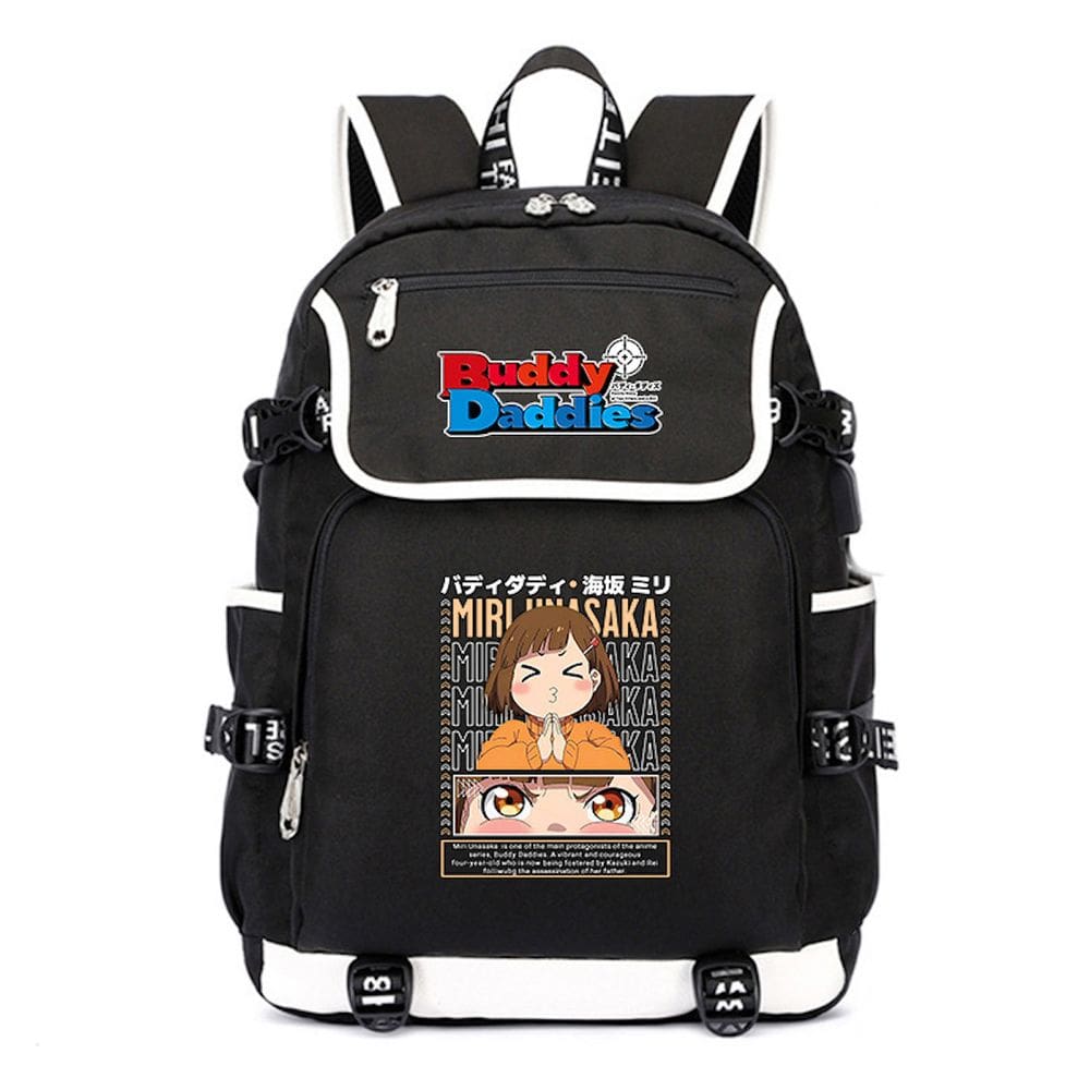 Mochila Buddy Daddies Kids School Poliéster 37x16x45cm