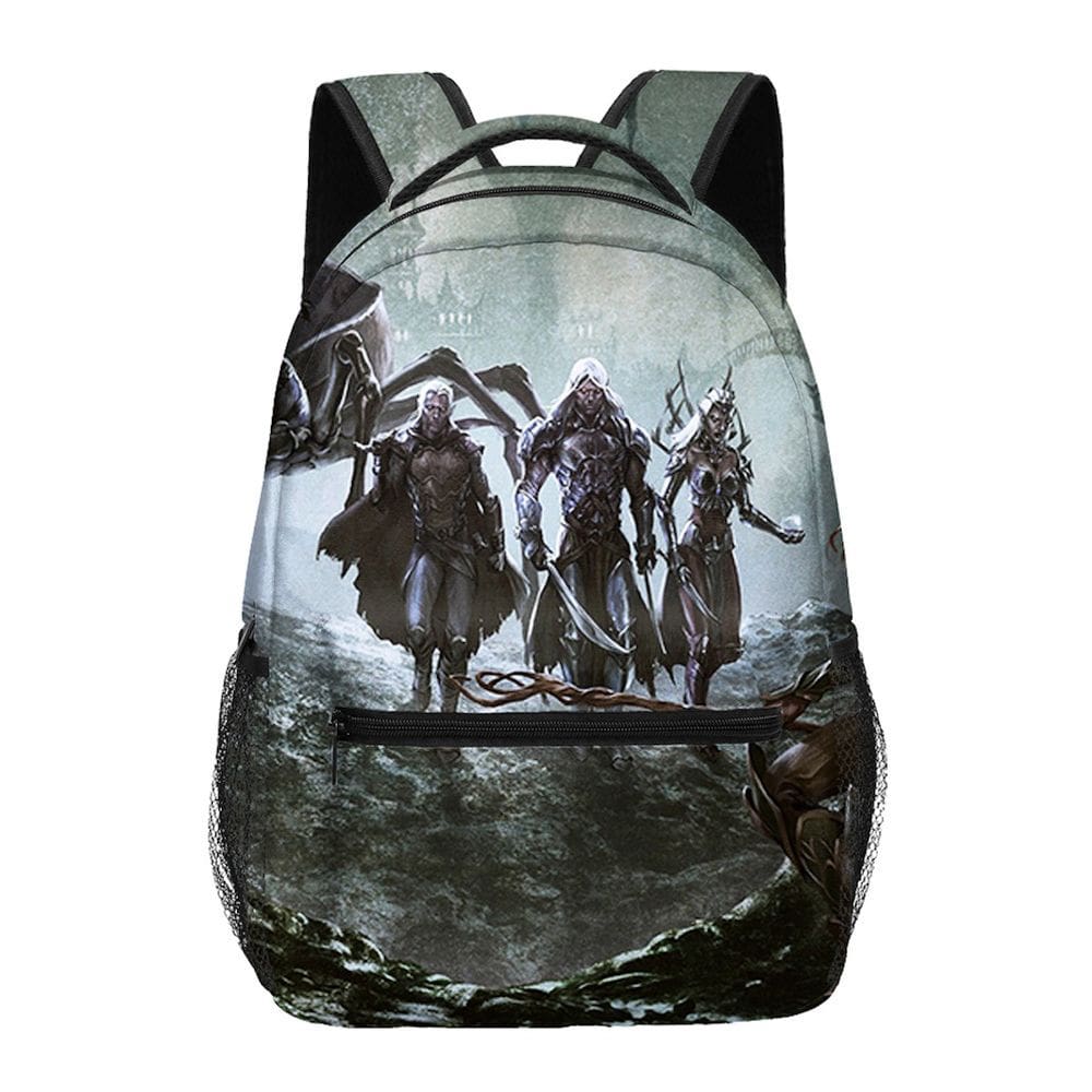 Mochila Dragons Dungeons Kids School Oxford 30x17x40cm