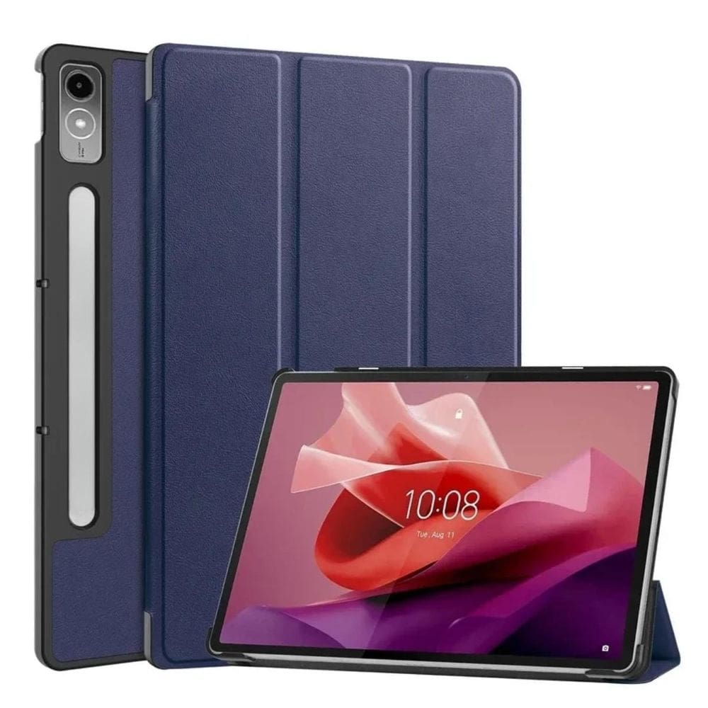Case Couro Auto Sleep Para Tablet Lenovo P12 12.7 Polegadas