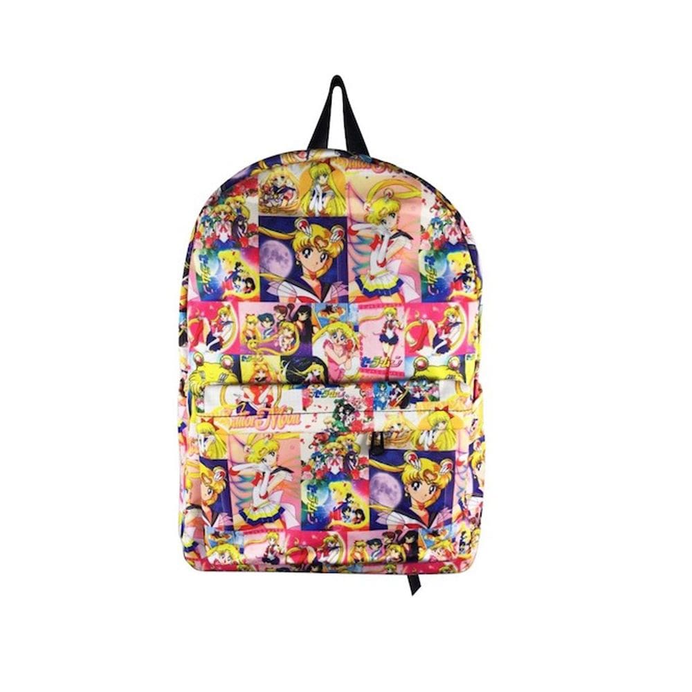 Mochila escolar infantil Sailor Moon 30x15x45cm PU