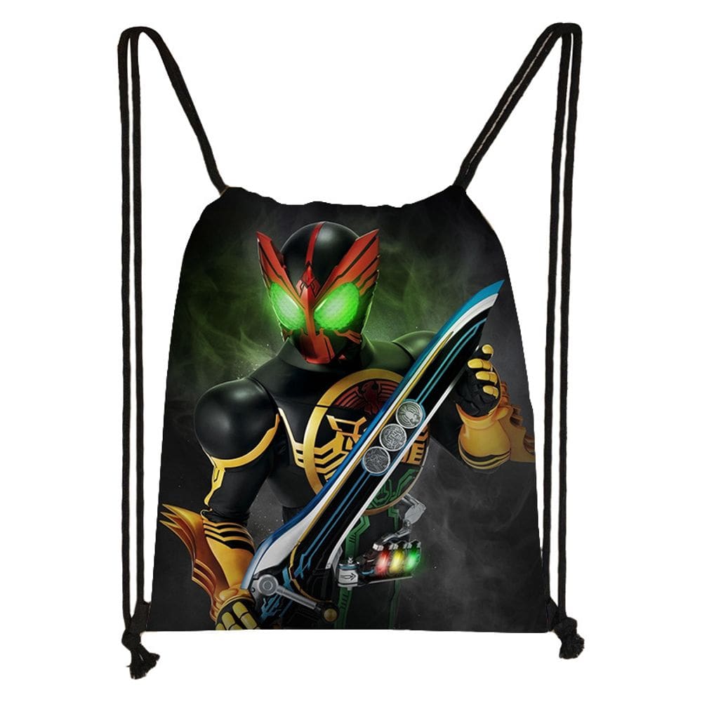 Bolsa com cordão, bolsa de ginástica Kamens Riders Anime String Swim