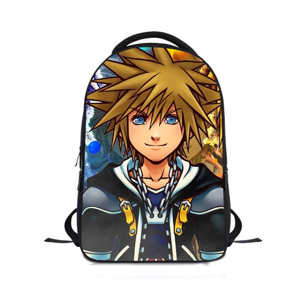 Mochila escolar infantil Kingdoms Hearts 3D Oxford 24x12x30cm