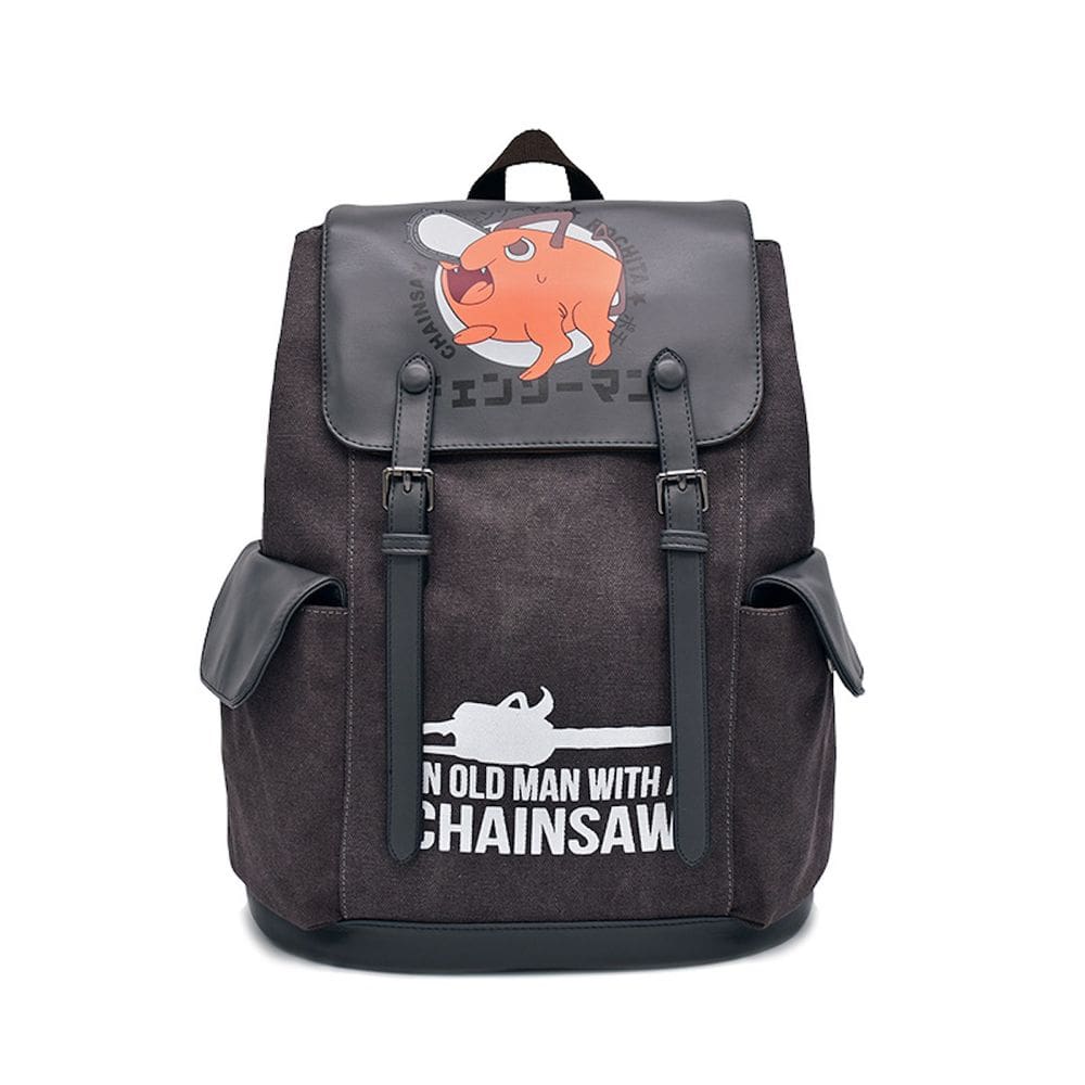 Mochila escolar Anime Chainsaws Man Poc para crianças