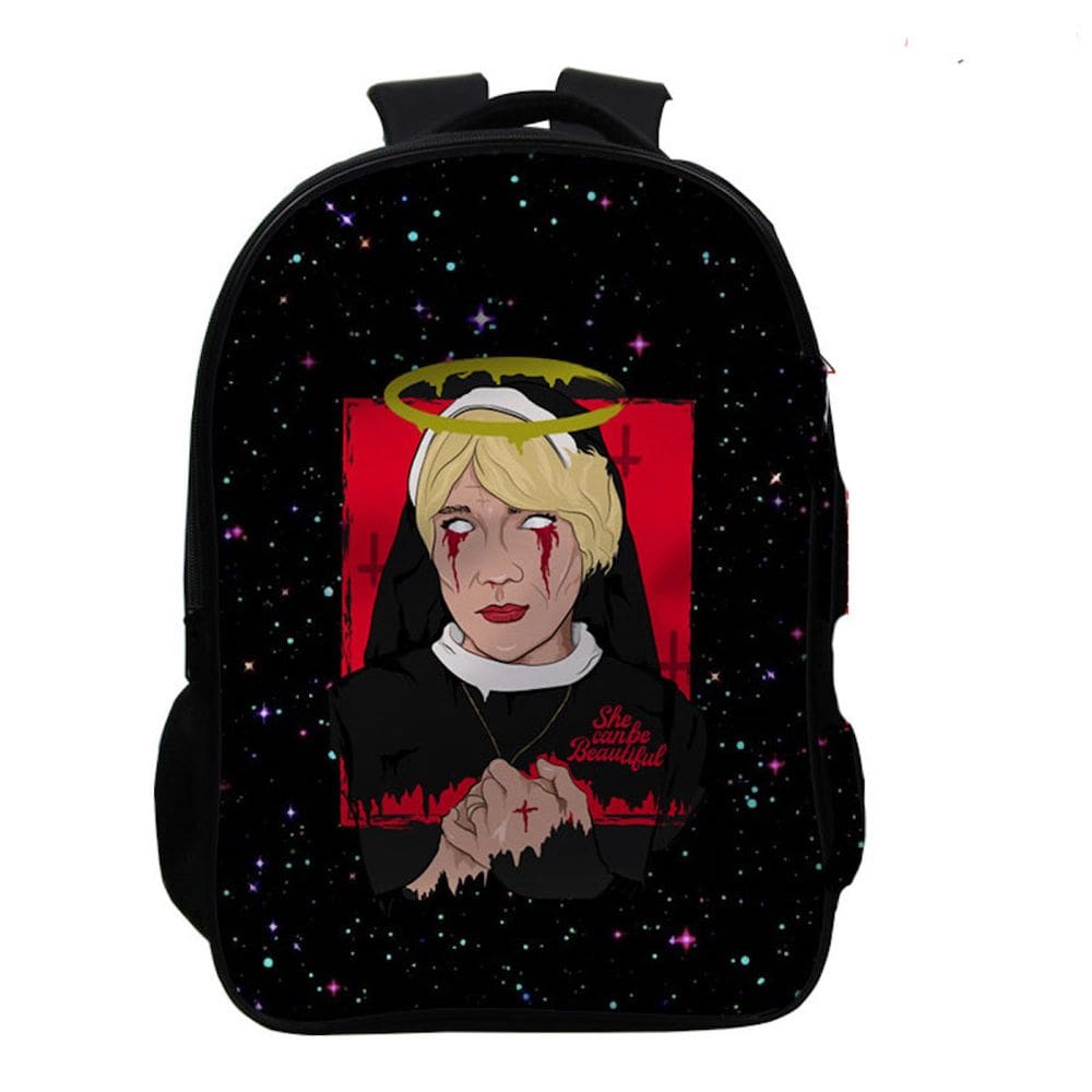 Mochila escolar American Horror Story Anime para crianças