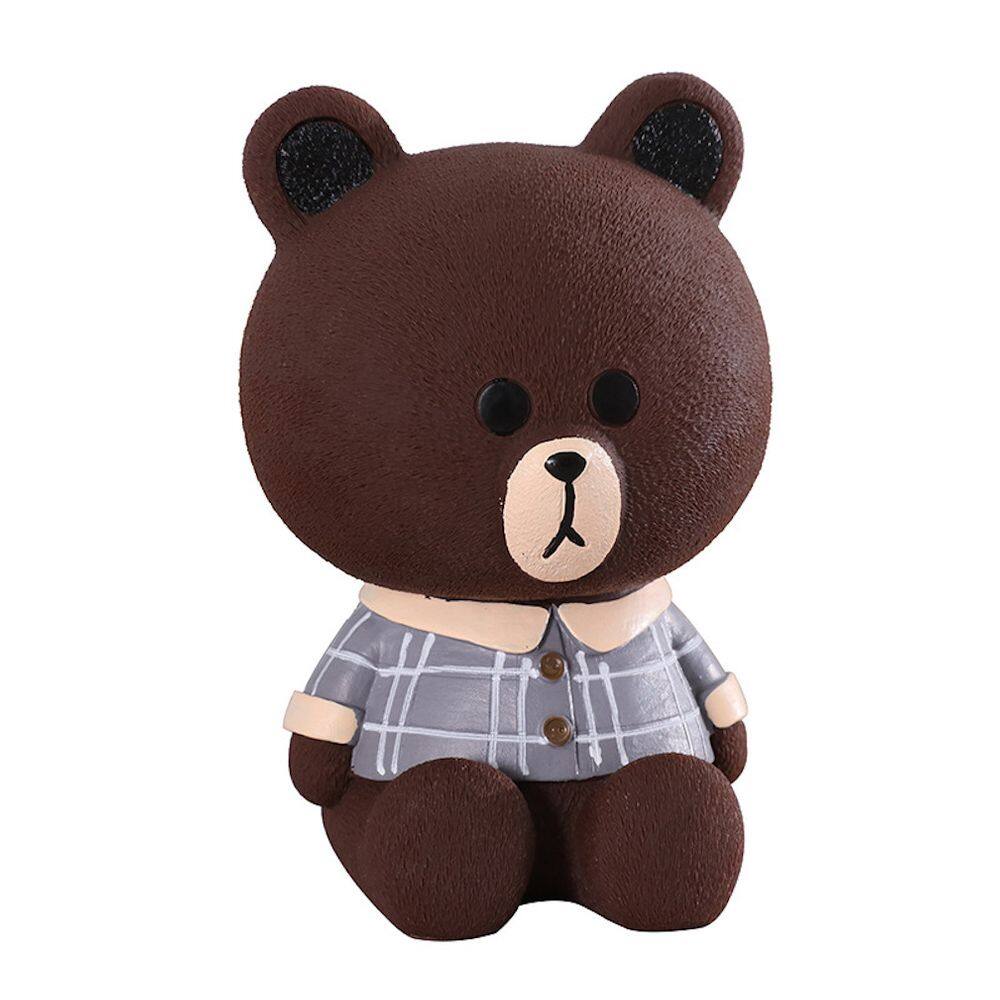Piggy Bank Brown Bear para crianças Coin Money Box Money Bank