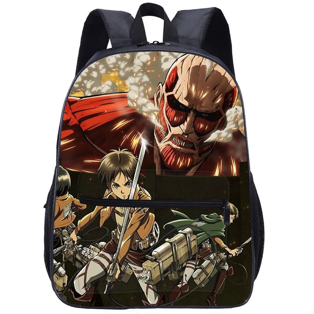 Mochila escolar Attack On Titan Anime para crianças