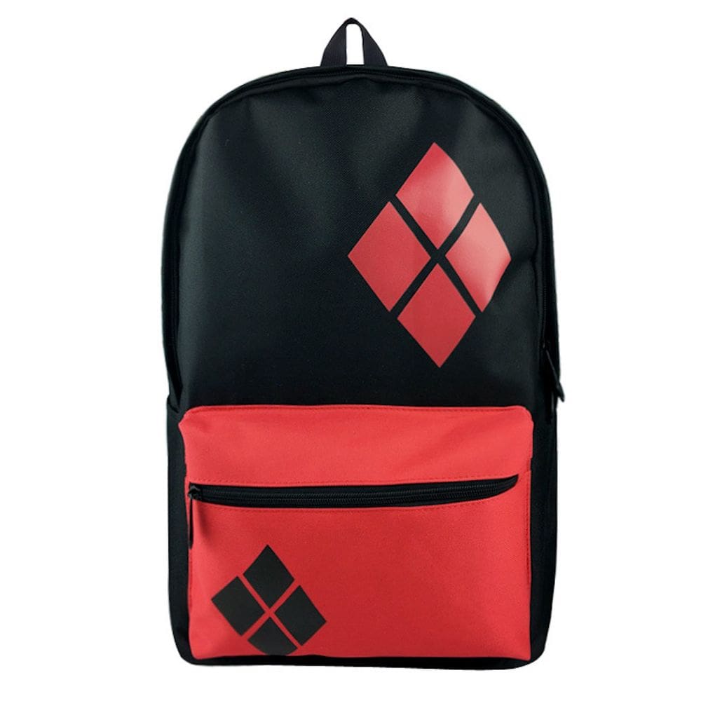 Mochila escolar Harleys Quinns Anime para crianças