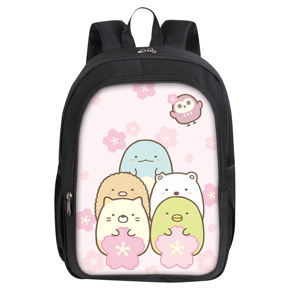 Mochila escolar Sumikkogurashis Cartoon Kids 30x16x40cm