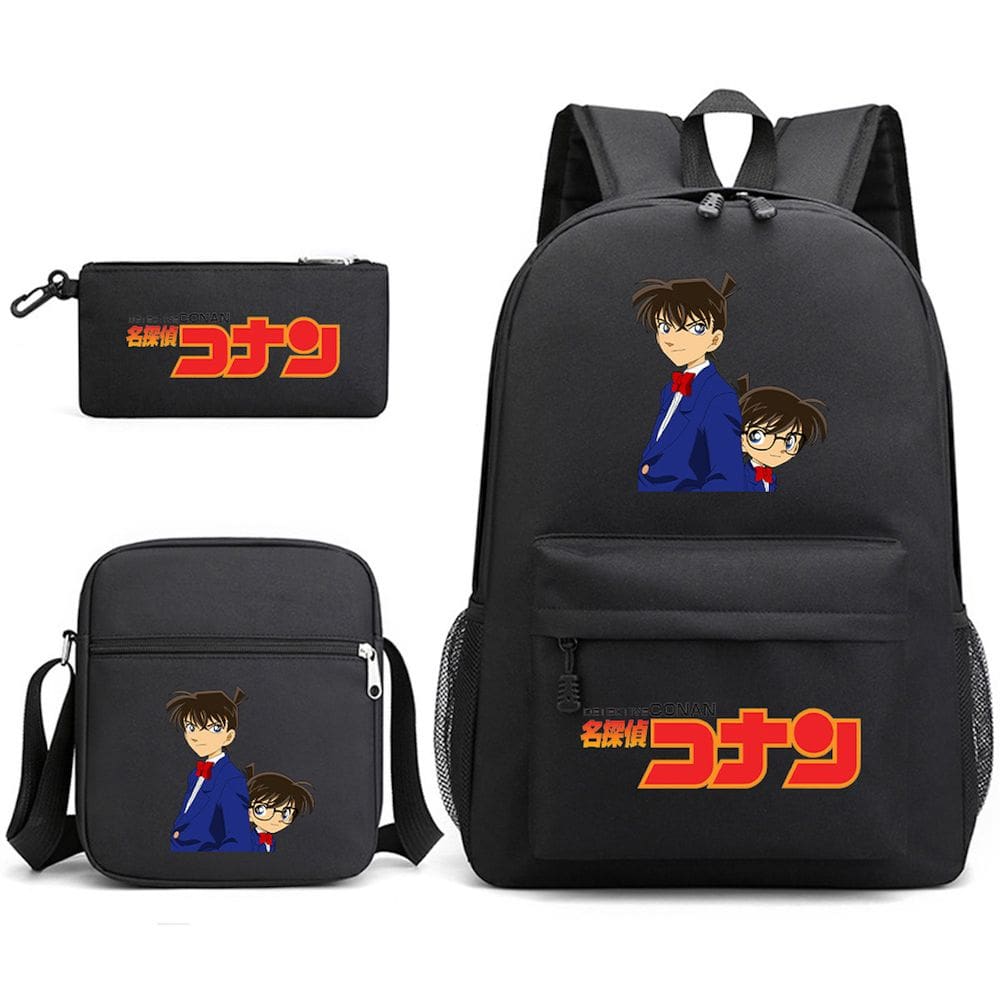Conjunto de mochilas Detectives Conans Conans Edogawas Kudous Shinichis