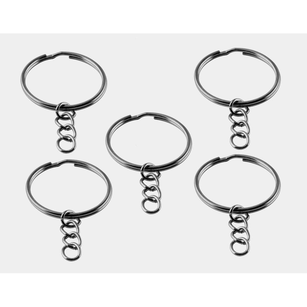 Argola De Chaveiro Inox Pct 100 Uni 0,25Mm Com Corrente