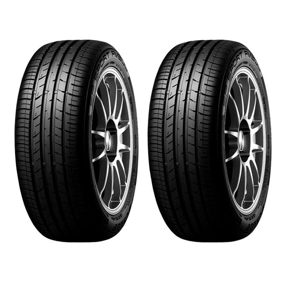 Kit 2 Pneus Dunlop 195/65r15 Sport Fm800 Preto