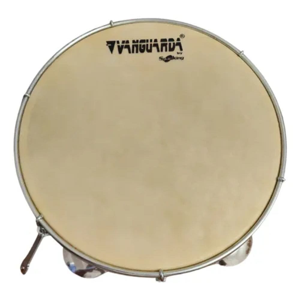 PANDEIRO VANGUARDA - ABS CEREJEIA 10” - PELE COURO -