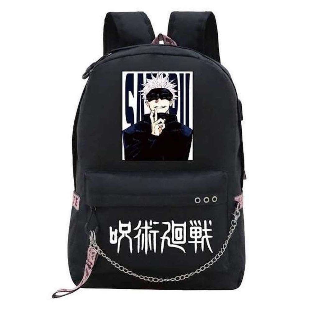 Mochila Jujutsus Kaisens Anime School Poliéster 650g