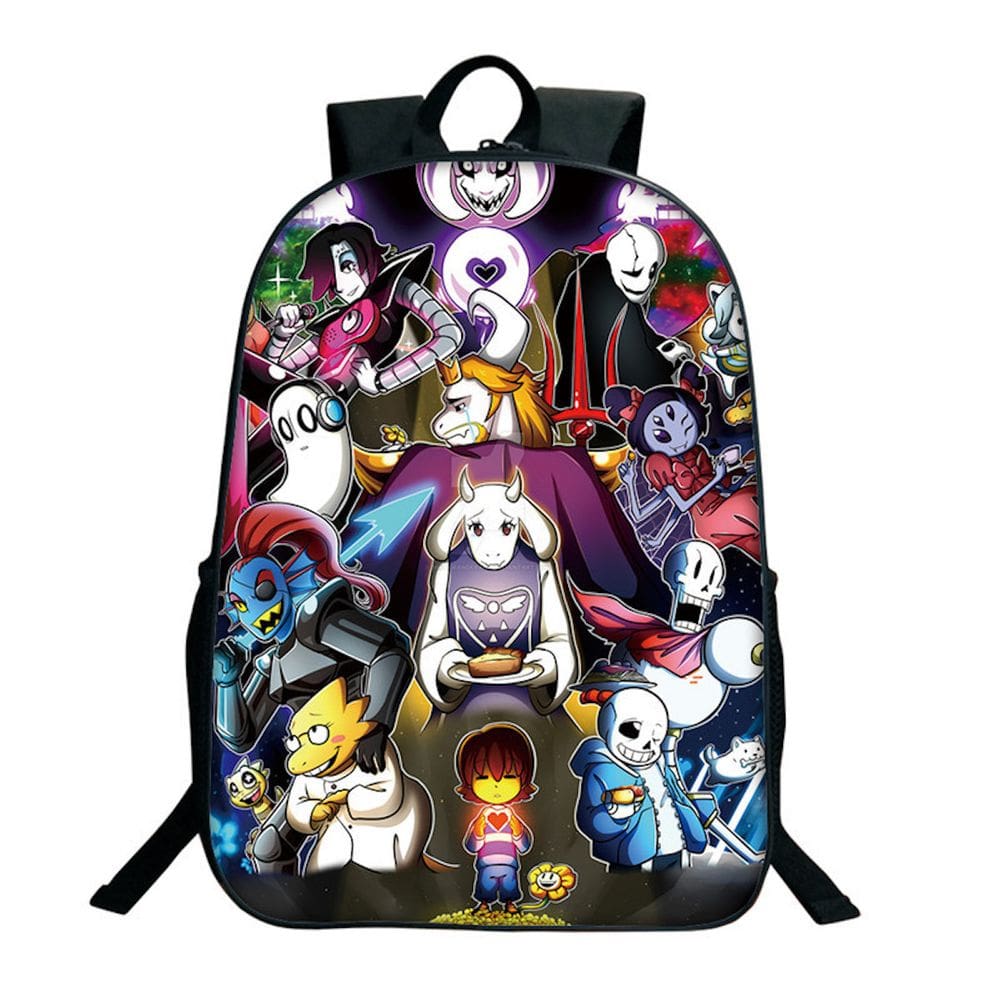 Mochila escolar Undertale Sans Anime para crianças