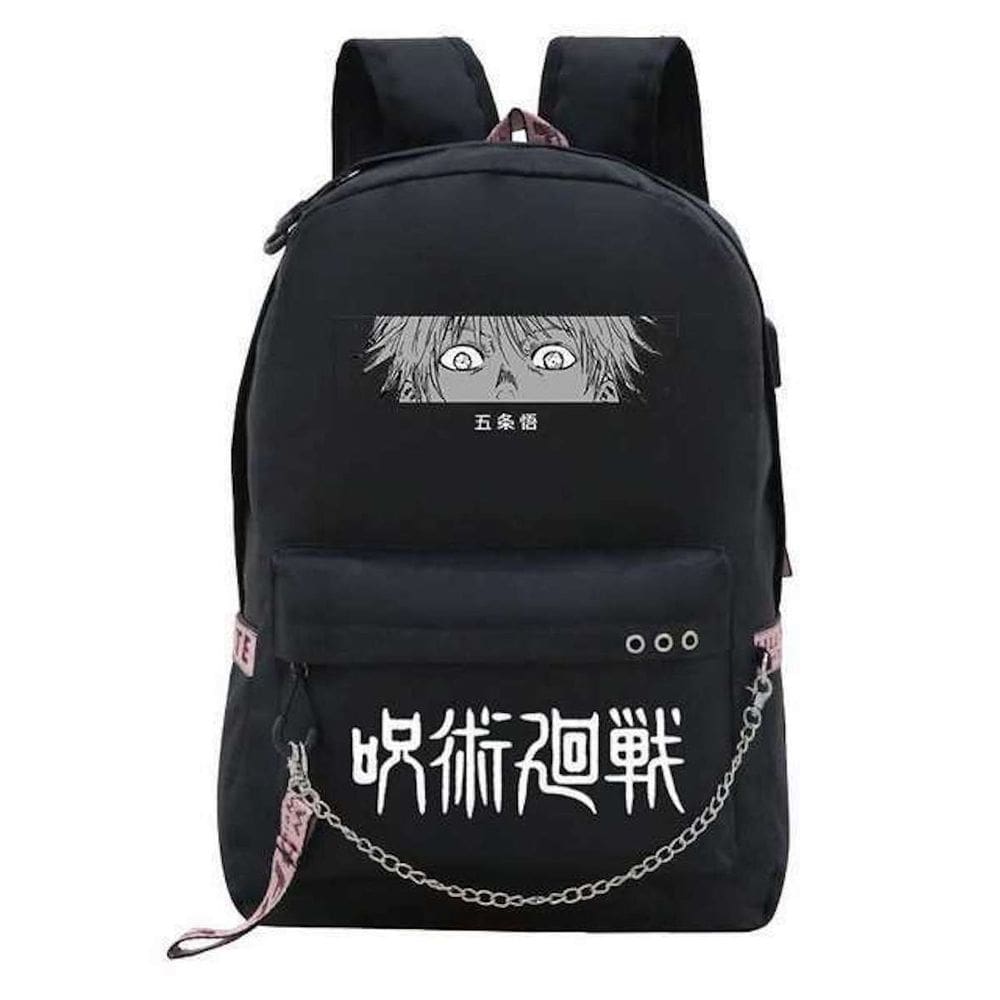 Mochila escolar Jujutsus Kaisens Anime Poliéster 45cm