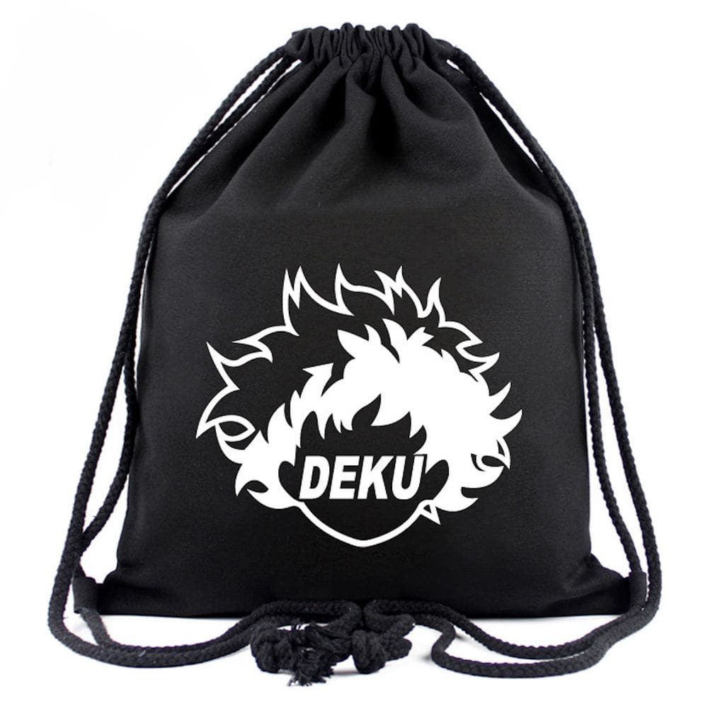 Mochila com cordão Anime My Heros Academias com impressão 3D