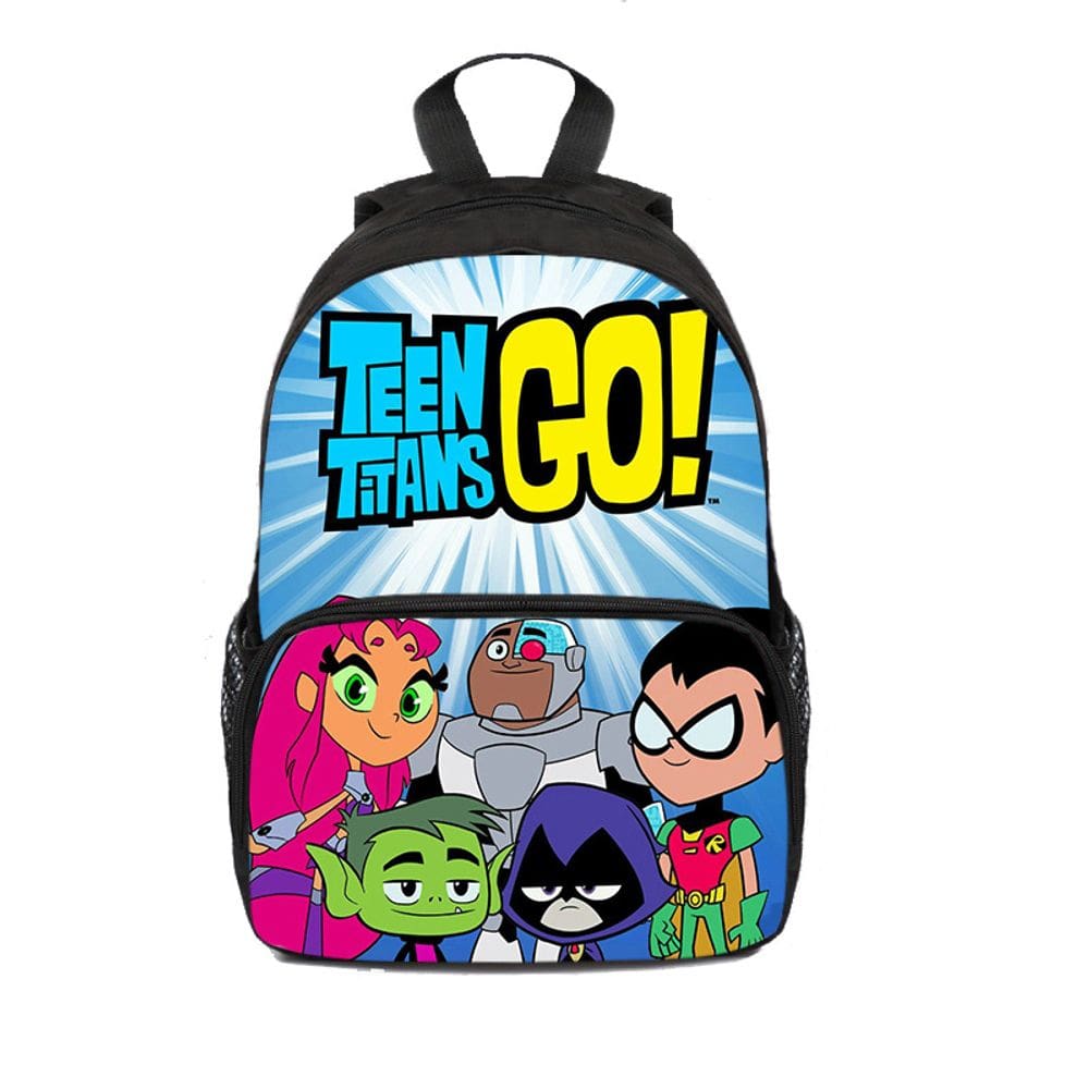 Mochila escolar Teens Titans Go Anime 25x11x34cm