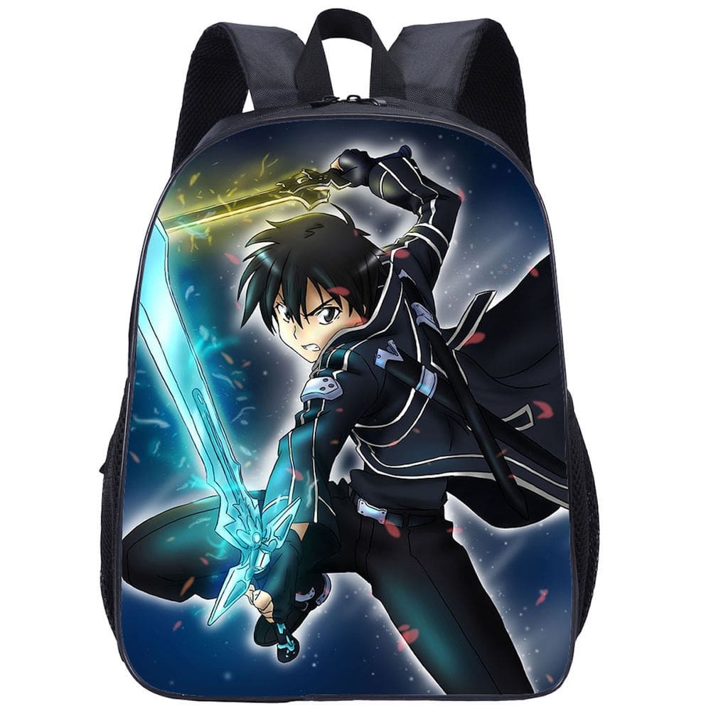 Mochila escolar Swords Online Anime Schoolbag para crianças