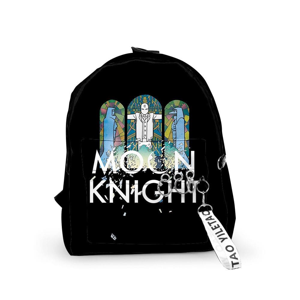 Mochila Mochila escolar de anime Moons Knights para meninos e meninas adolescentes