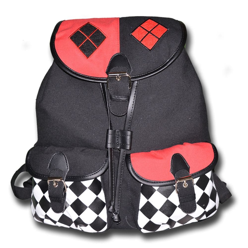 Mochila escolar Harleys Quinns Anime para escola
