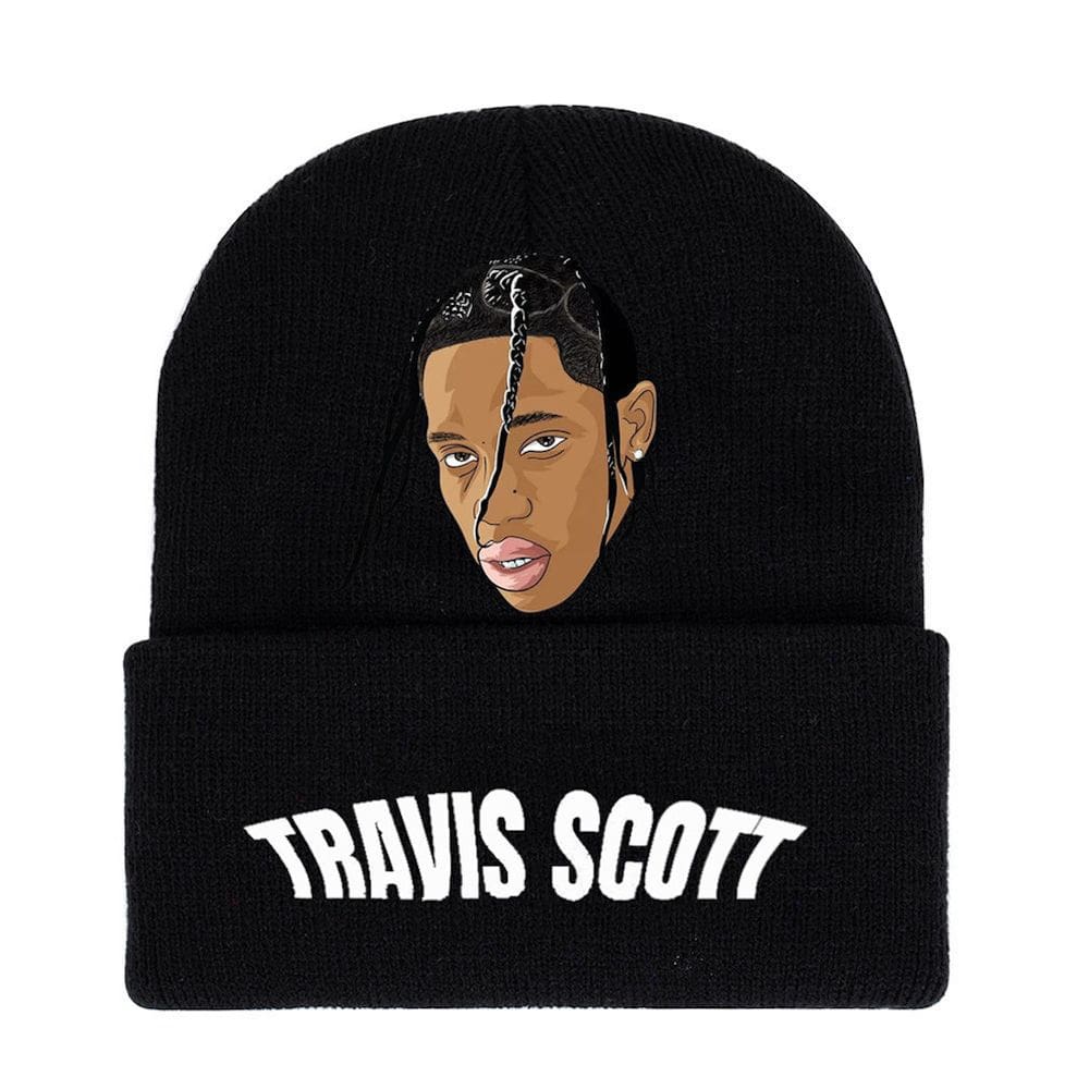 Chapéu de malha Travise Scotts Astroworlde Anime Winter Beanie
