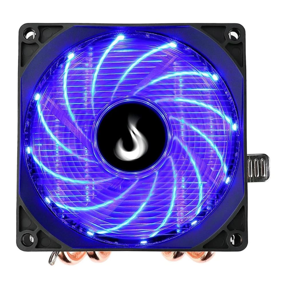 Air Cooler Gamer Rise Mode X5 Led Azul 120mm AMD/Intel Preto - RM-ACX-05-BB