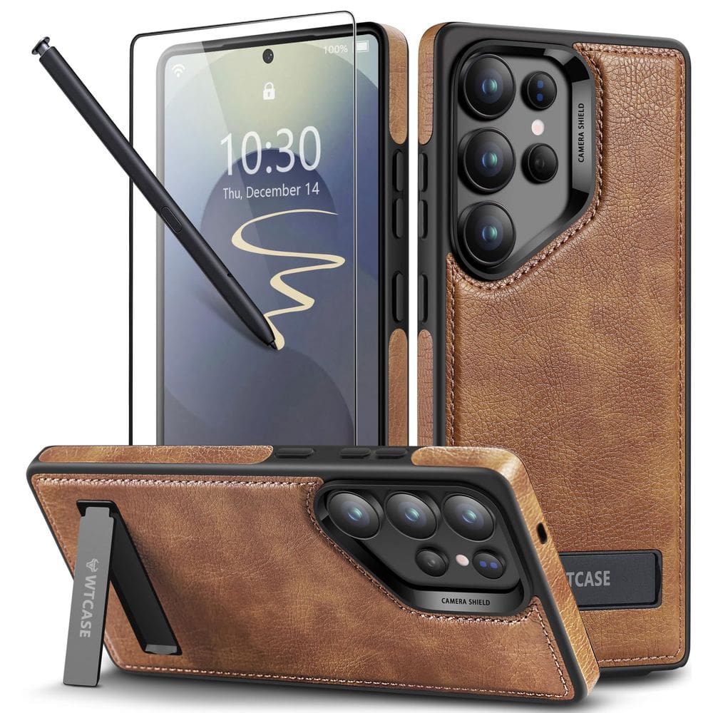 Capa de telefone WTCASE Strong Magnetic Leather para Samsung S25 Ultra