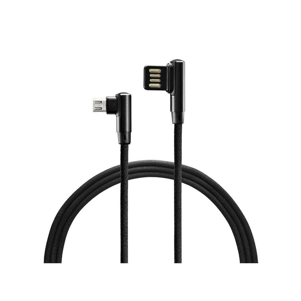 Cabo Micro Usb 90 Multilaser Warrior Wi388 Nylon 1,2M