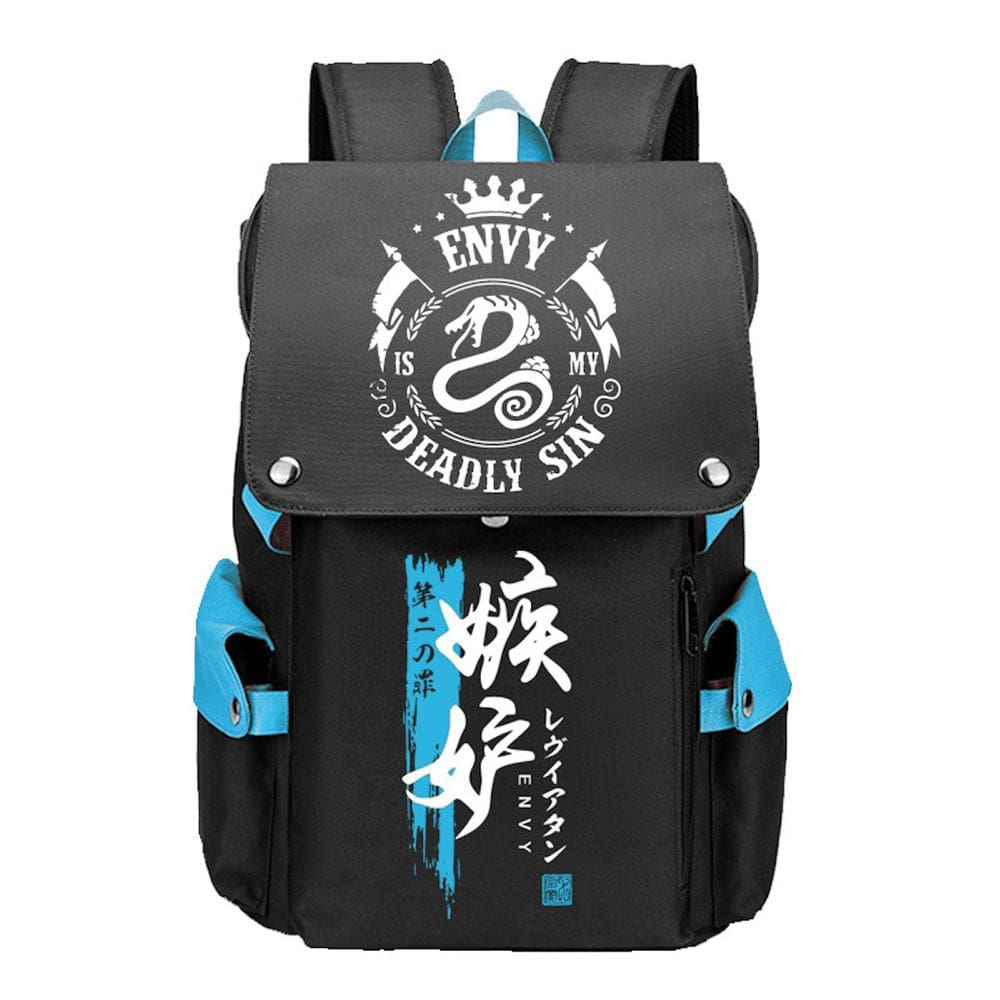 Mochila Seven Deadly Sins Meliodas Cartoon Kids Nylon 34x21x48cm