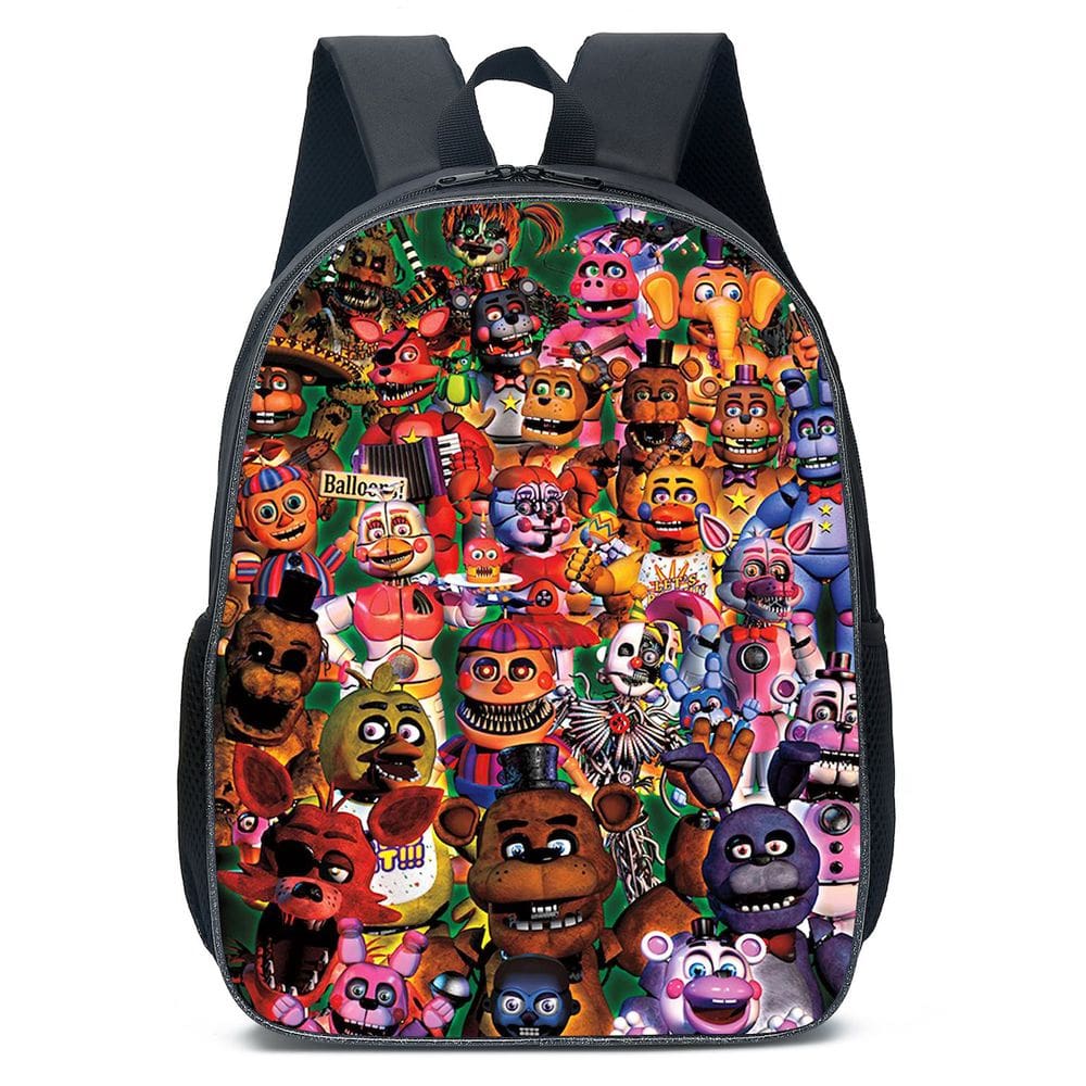 Mochila Five Nights Kids School Poliéster 30x15x40cm