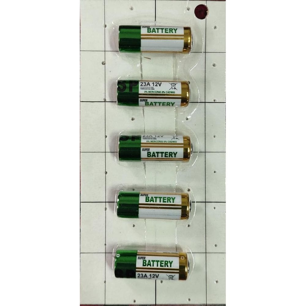 Bateria A23 12V Super Power Com 5 Unidades