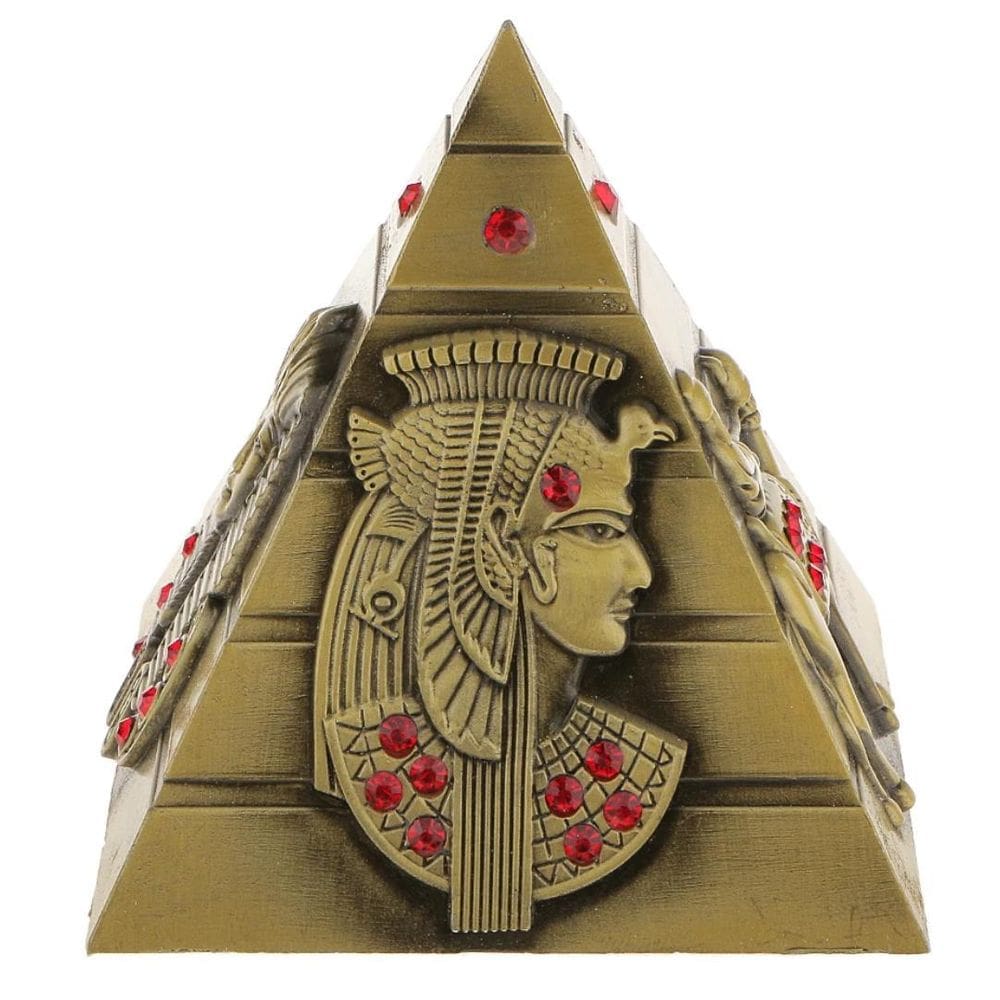 Mini Pirâmide Estátua Egito Decoração Escultura Enfeite Meta