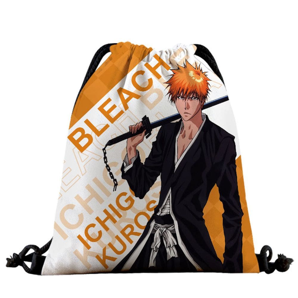 Mochila com cordão Bleach Ichigo Anime para academia esportiva